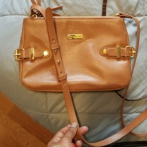 Mangano Leather Crossbody Purse,